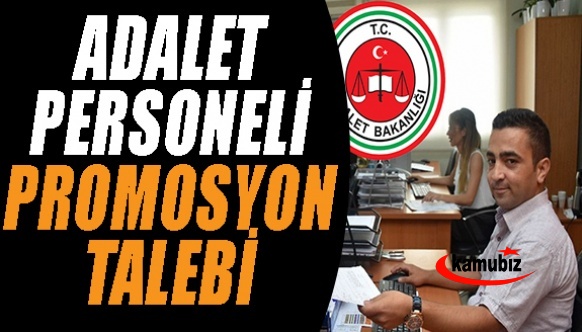 Adalet Bakanlığı personeli eşit maaş promosyonu istiyor