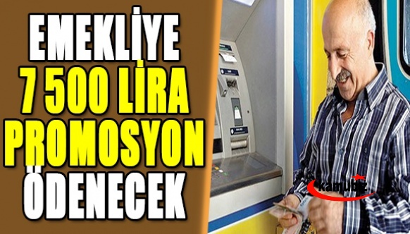 3 banka emeklilere 7 bin 500 lira promosyon ödeyecek