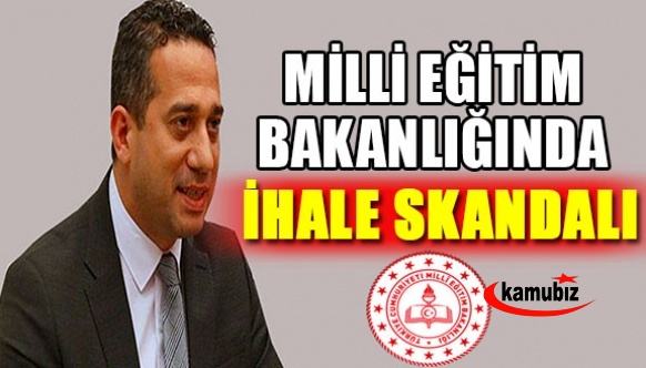 Milli Eğitim Bakanlığı’nda ihale skandalı