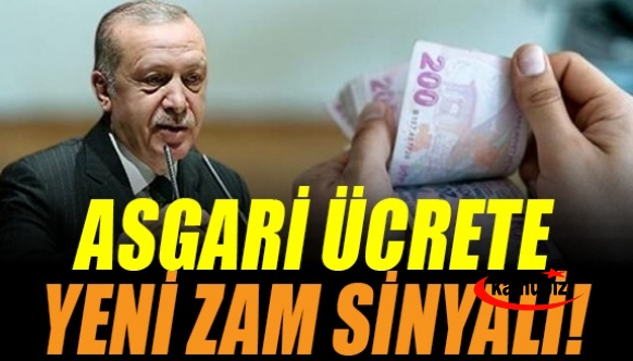 Asgari ücrete yeniden zam sinyali!