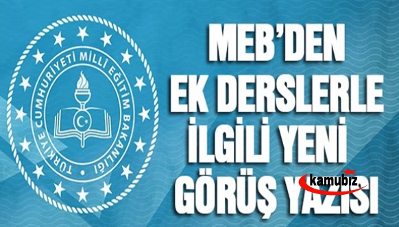 MEB'den yeni ek ders ücreti görüş yazısı