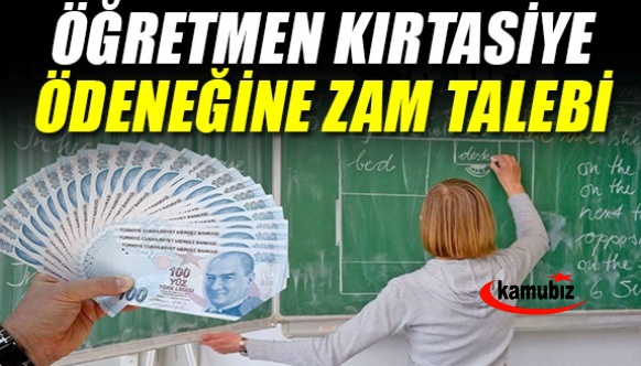 Eğitim-Bir-Sen'den öğretmenlere kırtasiye yardımına zam atağı