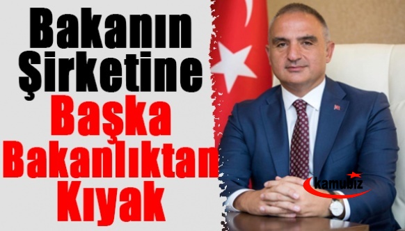 Bakan, başka bakanlıktan kendi şirketine kıyak yaptırmış!