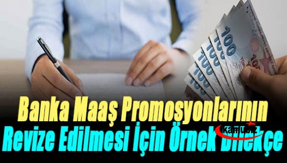 Sendika, banka promosyonlarının revize edilmesi için dilekçe örneği yayımladı