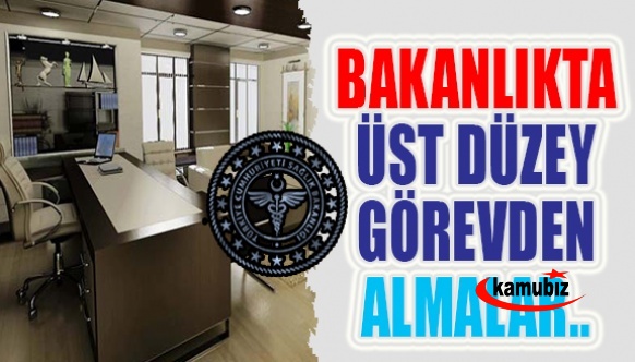 Bakanlıkta peş peşe görevden alma depremi