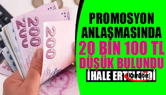 Maaş promosyonunda 20 bin 100 TL teklif düşük bulundu... İhale ertelendi