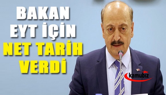 Bakan EYT için tarih verdi