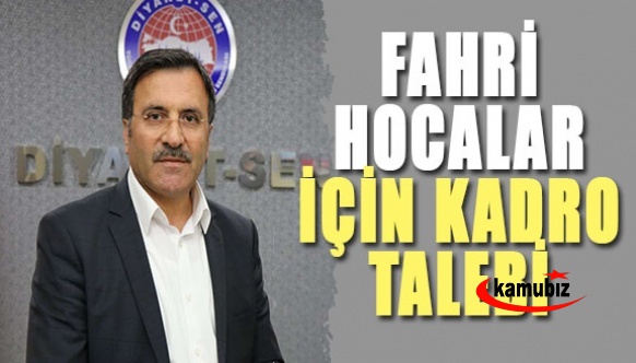 Diyanet-Sen’den "fahri hocalara kadro" çağrısı