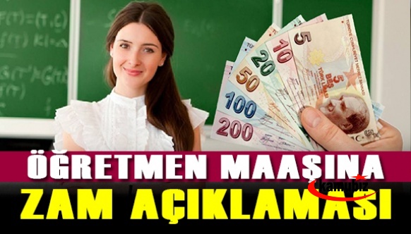 Cumhur ittifakından öğretmene zam açıklaması! En az 15 bin lira..