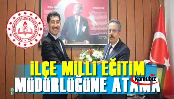 Ortaokul Müdürü İlçe Milli Eğitim Müdürlüğü'ne atandı