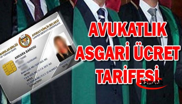 2022 Yılı Avukatlık Asgari Ücret Tarifesi Belli Oldu