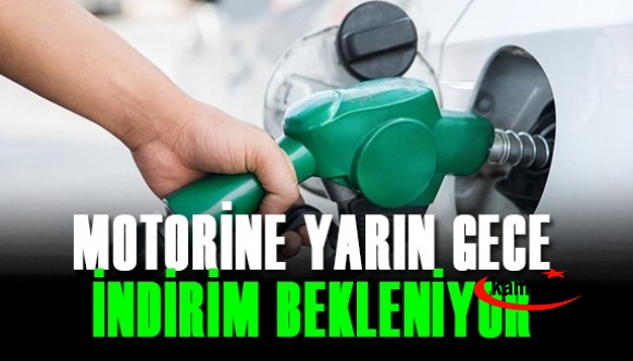 Motorine yarın gece 1,14 TL indirim