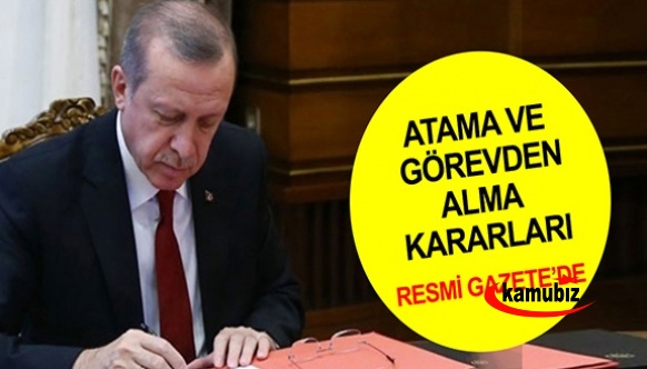 8 Bakanlıkta Cumhurbaşkanı atama ve görevden alma kararları 10 Eylül 2022