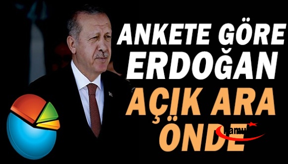 Ankete göre Cumhurbaşkanı Erdoğan açık ara önde