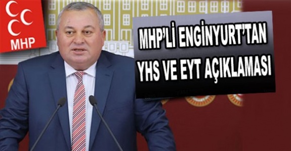 MHP'li Enginyurt'tan EYT, Yardımcı hizmetler sınıfı ve kadro açıklaması