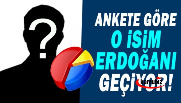 Ankete göre o isim, Erdoğan'ı açık ara geçiyor!