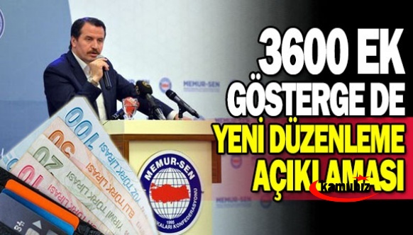 Ali Yalçın'dan 3600 ek gösterge de yeni düzenleme açıklaması! Torba kanunla..