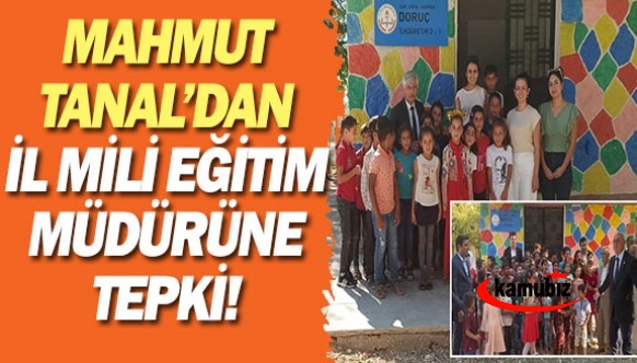 CHP'li vekilden il milli eğitim müdürüne: Masal anlatmayı bırak Müdür bey!