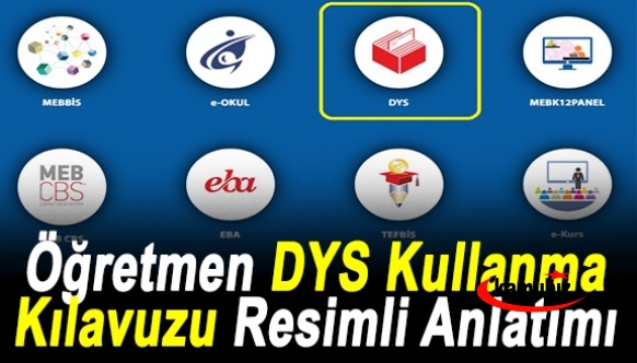 İşte öğretmenler için DYS kullanma kılavuzu resimli anlatım