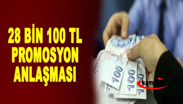 28 bin 100 TL promosyon anlaşması imzalandı