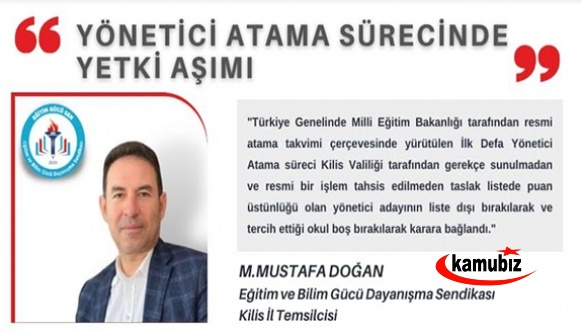 İl Milli Eğitim Yönetici Atama Sürecinde Yetki Aşımı İddiası