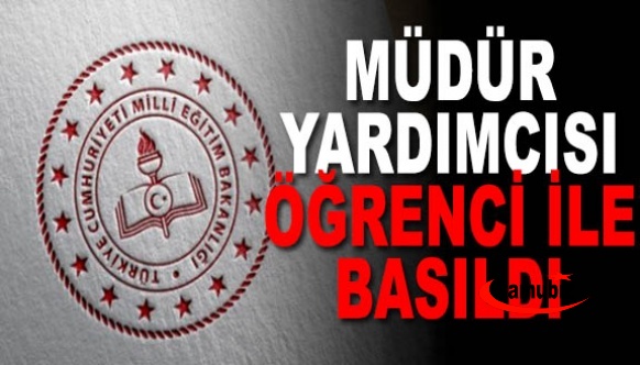 Kız öğrenci ile arabada basılan müdür yardımcısına soruşturma