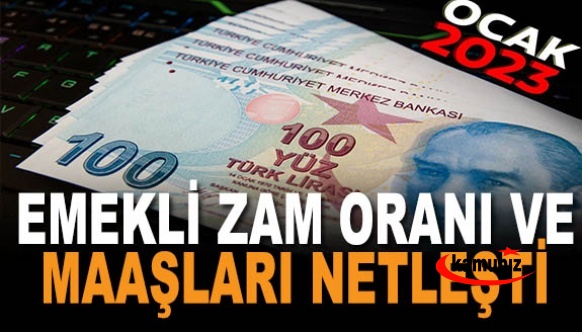 Ocak 2023 emekli zam oranı ve maaşları netleşti