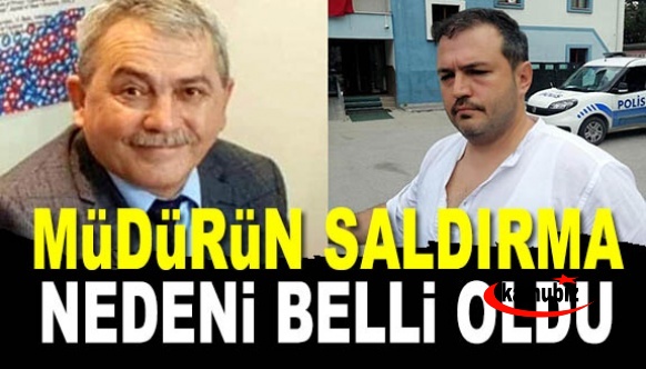 Okul müdürünün veliye saldırma nedeni belli oldu! Sorun ayak bileği imiş !