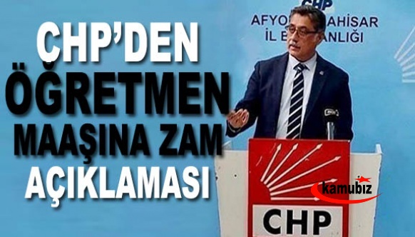 CHP'den öğretmen maaşlarına zam açıklaması! Ek ders ücreti iki katına çıkacak, ikramiye verilecek...