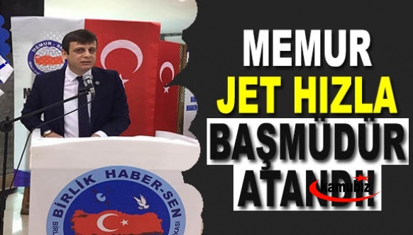 Gişe memuru jet hızıyla Başmüdür oldu