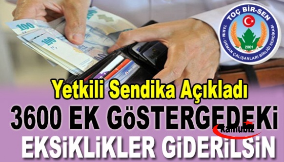 Yetkili sendikadan teknisyen ve şeflerin beklediği açıklama: 3600 Ek Gösterge düzenlemesindeki eksiklikler giderilsin!