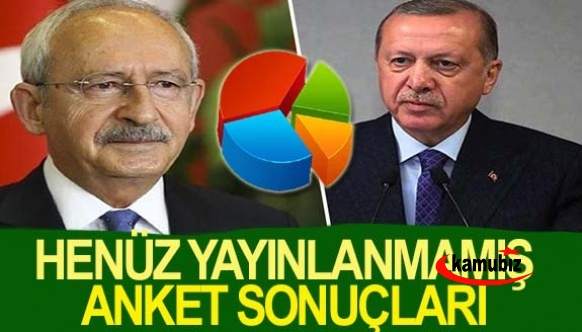 Henüz yayımlanmamış anket sonuçları açıklandı