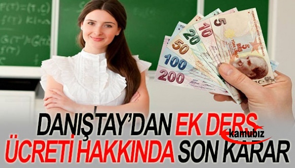 Kar tatilinde öğretmenlere ek ders ücreti ödenir mi? Danıştay son kararı verdi!