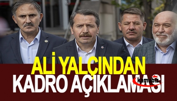 Ali Yalçın'dan sözleşmelilere kadro toplantısı sonrası açıklama