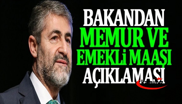 Maliye Bakanı Nureddin Nebati'den memur maaşı açıklaması