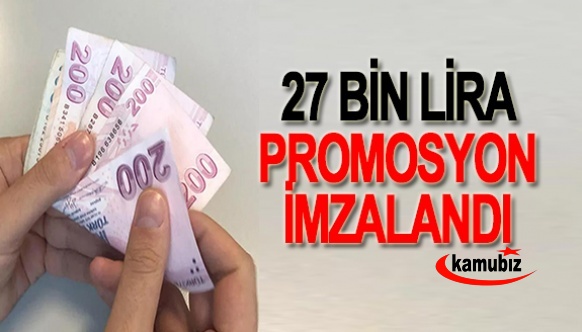 Belediye personeli banka promosyonu 27 bin lira oldu