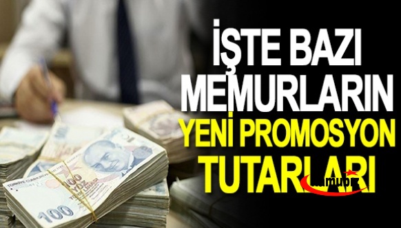 İşte bazı kamu kurum ve kuruluşlarında çalışanların yeni promosyon tutarları