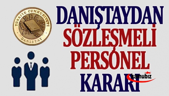 Memur kadrosuna atanan sözleşmeli personelin hizmet süresine ilişkin Danıştay kararı