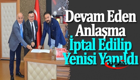 Promosyon anlaşması iptal edilip, 22 bin 581 liraya yenisi imzalandı