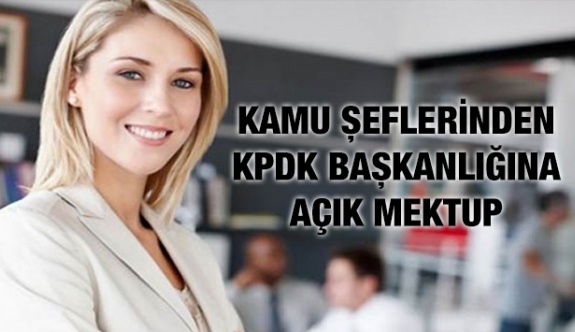 Kamu şeflerinden maaş ve ek göstergeye ilişkin KPDK Başkanlığına açık mektup