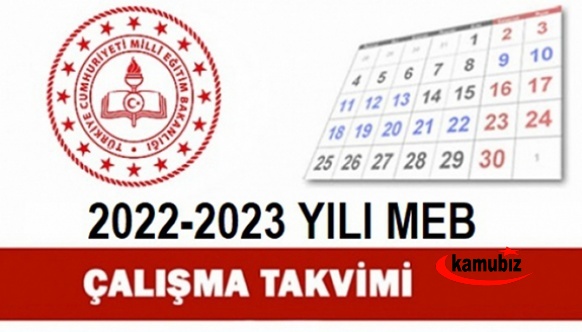 Okullarda ara tatil tarihleri belli oldu! İşte MEB 2022-2023 iş takvimi