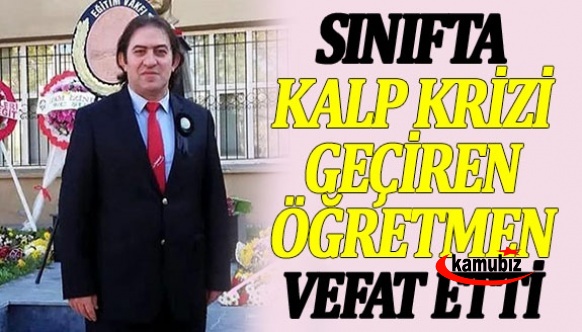 Derste, kalp krizi geçiren öğretmen hayatını kaybetti