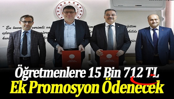 İl milli eğitim müdüründen promosyon başarısı! Öğretmenlere 15 bin 712 lira ek ödeme yapılacak