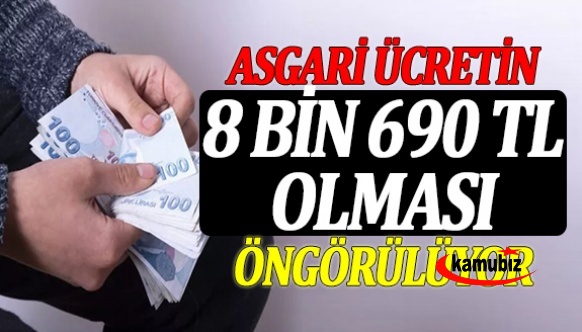 Cumhurbaşkanı Yardımcısından açıklama geldi! Asgari ücretin 8 bin 690 TL olması..