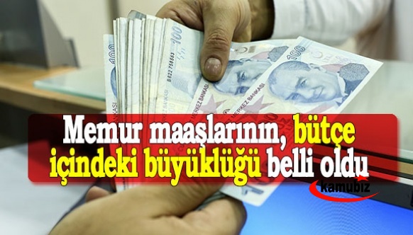 Memur maaşlarının, bütçe içindeki büyüklüğü belli oldu