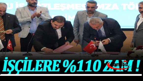 Belediye işçilerine yüzde 110 zam müjdesi