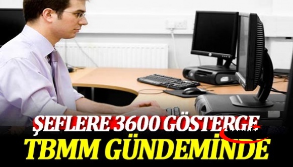 Kamudaki şeflere 3600 ek gösterge TBMM gündeminde! Torba yasa ile mağduriyet giderilecek mi?