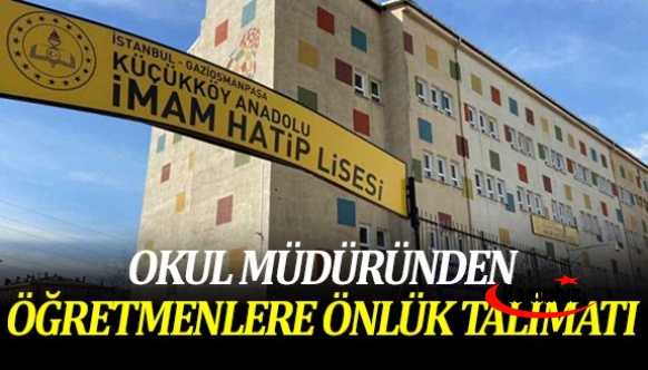 Okul müdüründen öğretmenlere önlük giyme talimatı!