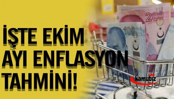 İşte ekonomistlerin Ekim ayı enflasyon tahmini!