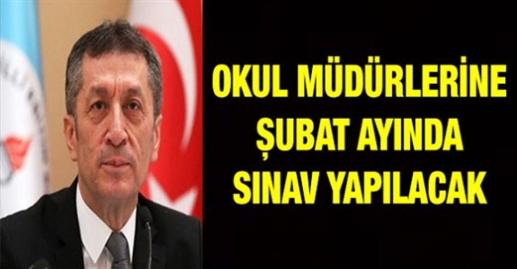 Okul müdürlerine 2019 Şubat ayında sınav yapılacak